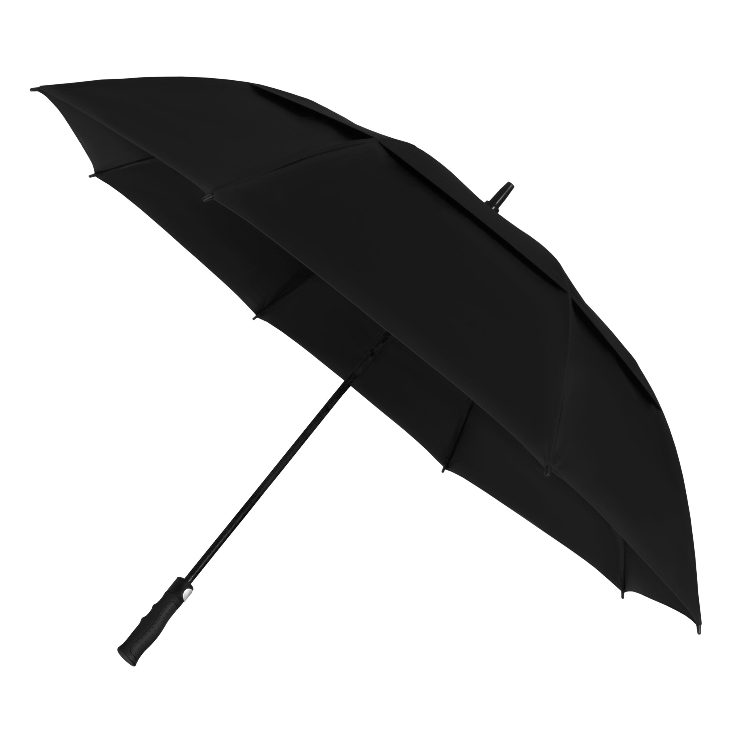 G4Free Extra grote Golfparaplu 157,5 cm Vierkante paraplu met ventilatie, winddicht, automatische openklapfunctie, dubbele balein, oversized, paraplustok