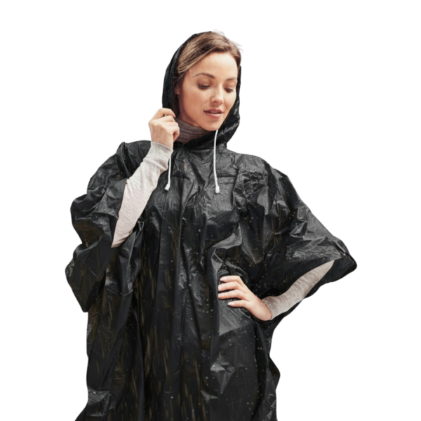 Falconetti® - Poncho - One Size Fits All - Zwart