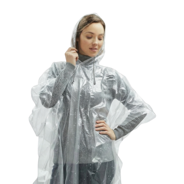 Falconetti® - Poncho - One Size Fits All - Transparant